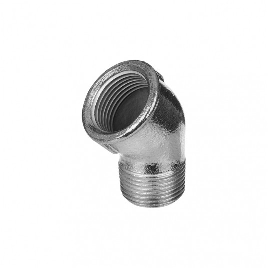 GEBO Kolano ocynk nyplowe 3/4" / 45 -zdjęcie numer 2
