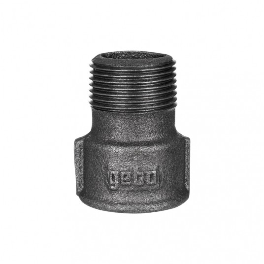 GEBO Mufa nakr-wkr.czarna 2 1/2" x 2" -zdjęcie numer 1