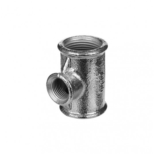 GEBO Trójnik ocynk 4"x1 1/2"x4" -zdjęcie numer 1