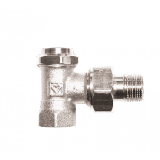 HERZ Zawór grzej. powr. kąt. RL-5 1/2" -zdjęcie numer 1