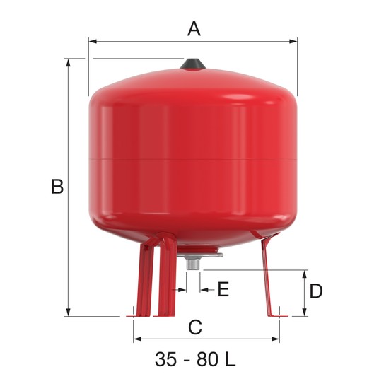 Naczynie FLAMCO Baseflex co 50 (6 bar) -zdjęcie numer 2