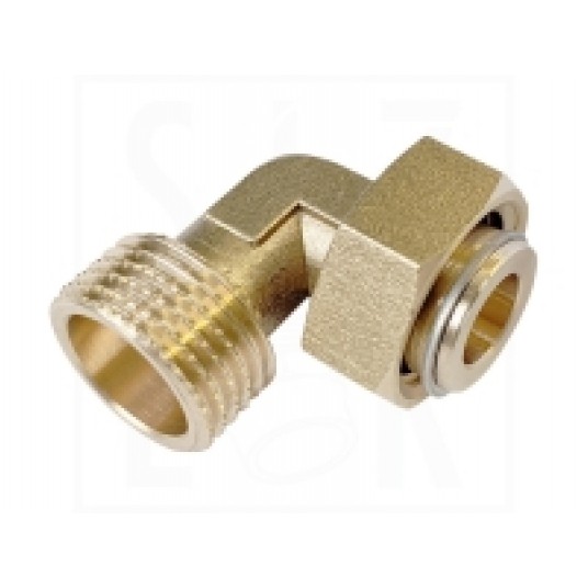 Półśrubunek do kotła 1/2"x1/2" kątowy -zdjęcie numer 2