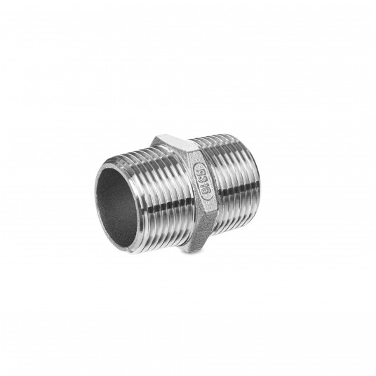 Stal Nierdzewna Nypel 1/4" -zdjęcie numer 2