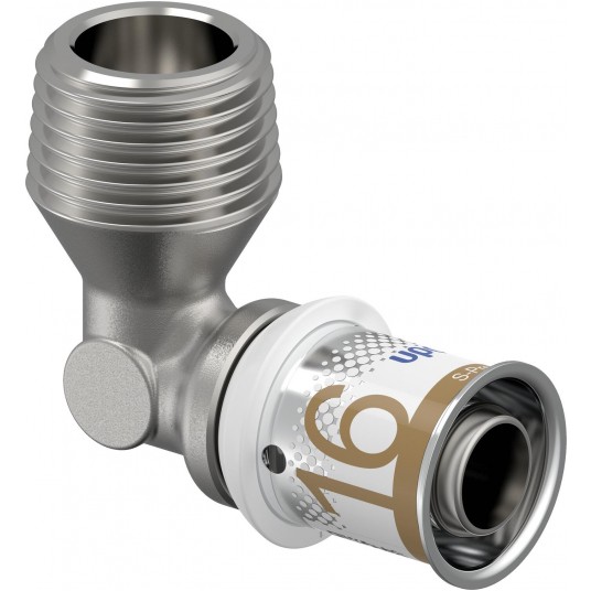 UPONOR Kolano GZ PLUS zaprasowywane 16x1/2" -zdjęcie numer 1