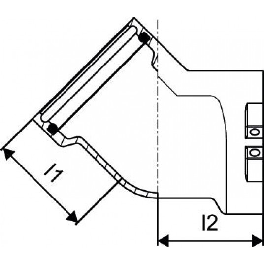UPONOR Kolano modułowe RS2 45* -zdjęcie numer 2