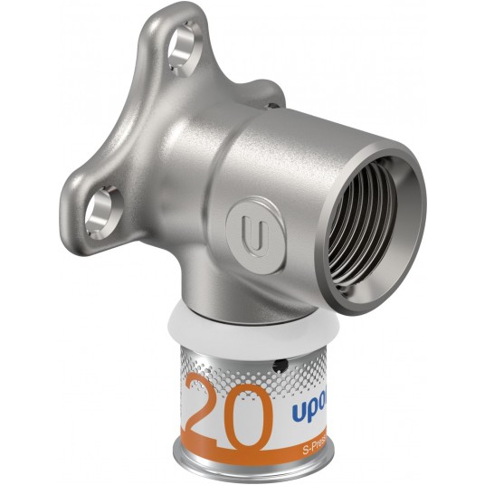 UPONOR Kolano naścienne PLUS GW 20x1/2" S-Press -zdjęcie numer 1