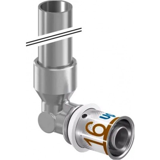 UPONOR Kolano Podłączeniowe PLUS 16-15CU l=350mm -zdjęcie numer 2