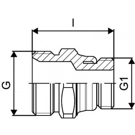 UPONOR Nypel przyłączeniowy SMART RADI 1/2"x3/4" -zdjęcie numer 2
