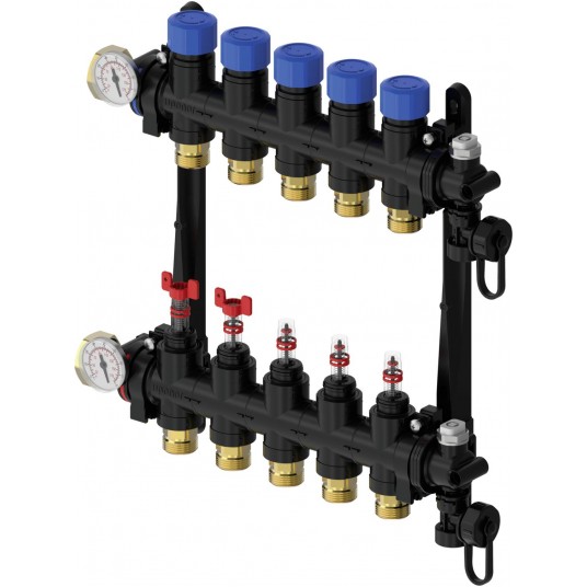 UPONOR Rozdzielacz VARIO M 5 obw. z przepł. FM -zdjęcie numer 1