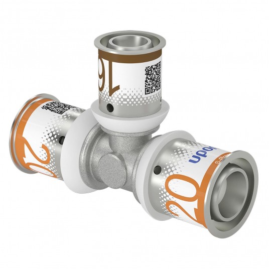UPONOR Trójnik 20x16x20 PLUS zaprasowywany -zdjęcie numer 1