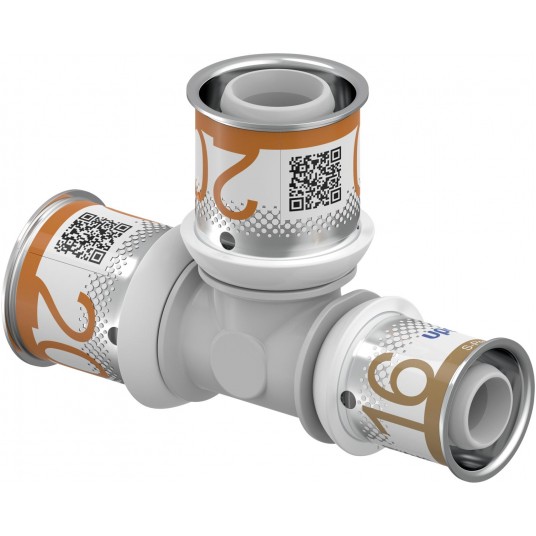 UPONOR Trójnik 20x20x16 PLUS PPSU S-Press -zdjęcie numer 1