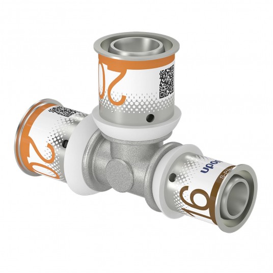 UPONOR Trójnik 20x20x16 PLUS zaprasowywany -zdjęcie numer 1