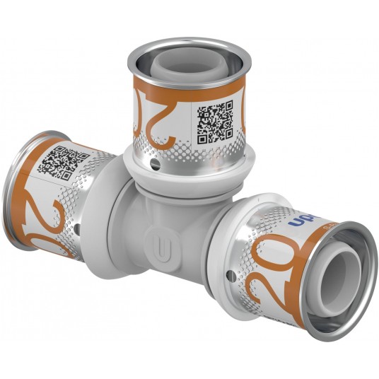 UPONOR Trójnik 20x20x20 PLUS PPSU S-Press -zdjęcie numer 1