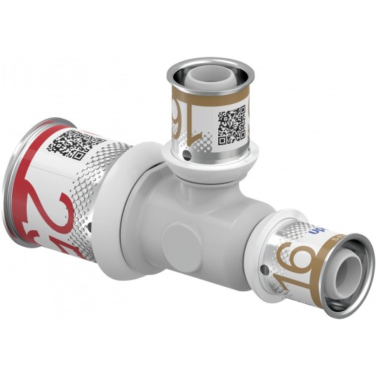 UPONOR Trójnik 25x16x16 PLUS PPSU S-Press -zdjęcie numer 1