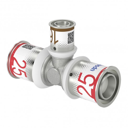 UPONOR Trójnik 25x16x25 PLUS zaprasowywany -zdjęcie numer 1