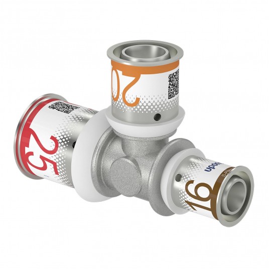 UPONOR Trójnik 25x20x16 PLUS zaprasowywany -zdjęcie numer 1