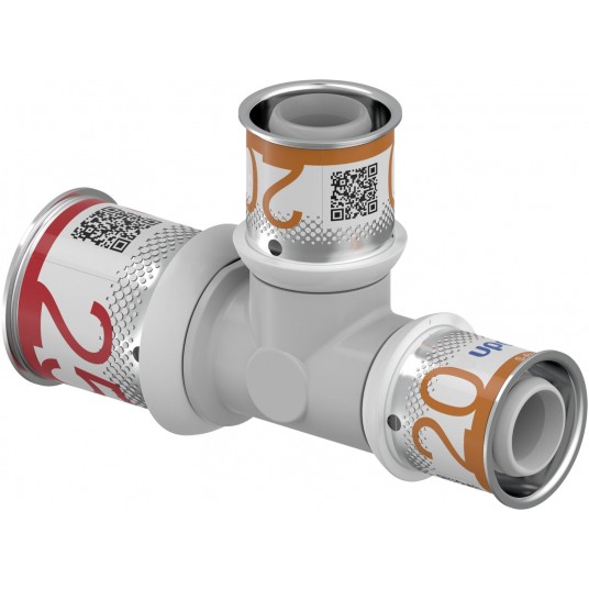UPONOR Trójnik 25x20x20 PLUS PPSU S-Press -zdjęcie numer 1