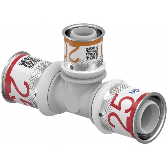 UPONOR Trójnik 25x20x25 PLUS PPSU S-Press -zdjęcie numer 1