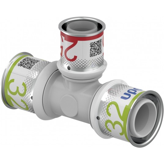 UPONOR Trójnik 32x25x32 PLUS PPSU S-Press -zdjęcie numer 1