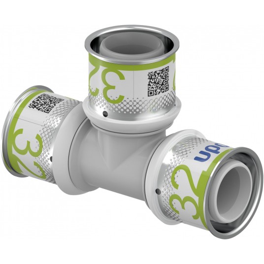 UPONOR Trójnik 32x32x32 PLUS PPSU S-Press -zdjęcie numer 1