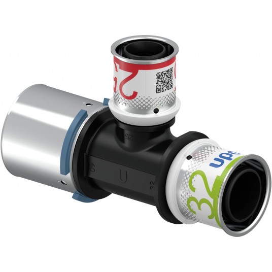 UPONOR Trójnik 40x25x32 PLUS PPSU S-Press -zdjęcie numer 1