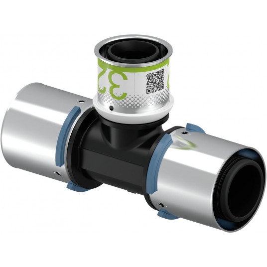 UPONOR Trójnik 40x32x40 PLUS PPSU S-Press -zdjęcie numer 1
