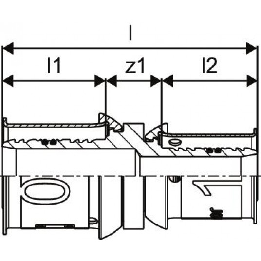 UPONOR Złączka 20x16 PLUS zaprasowywana -zdjęcie numer 2