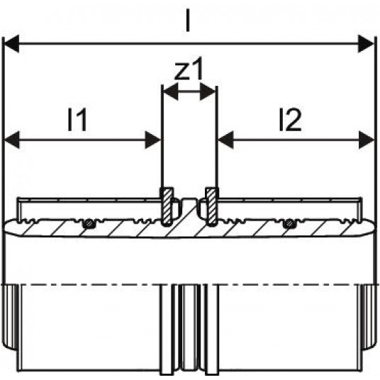 UPONOR Złączka 40x40 PPSU S-Press -zdjęcie numer 2