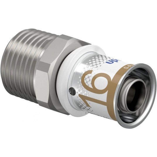 UPONOR Złączka GZ 16x1/2'' PLUS S-Press -zdjęcie numer 1
