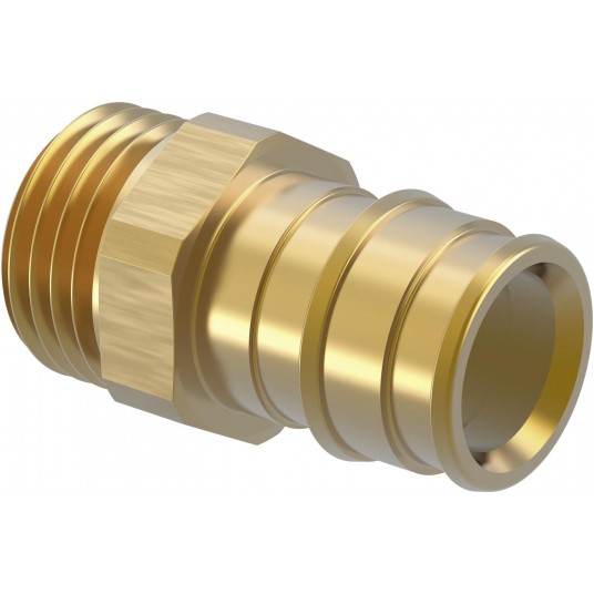 Złączka prosta z gwintem zewnętrznym 20x1/2" UPONOR Q&E -zdjęcie numer 1