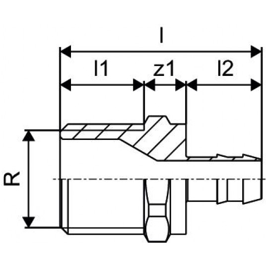 Złączka prosta z gwintem zewnętrznym 9.9x1/2" UPONOR Q&E -zdjęcie numer 2