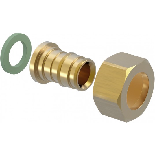 Złączka z ruchomą nakrętką 16x1/2" UPONOR Q&E -zdjęcie numer 1