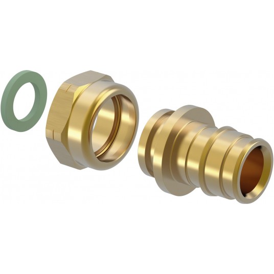 Złączka z ruchomą nakrętką 20x1/2" UPONOR Q&E -zdjęcie numer 1