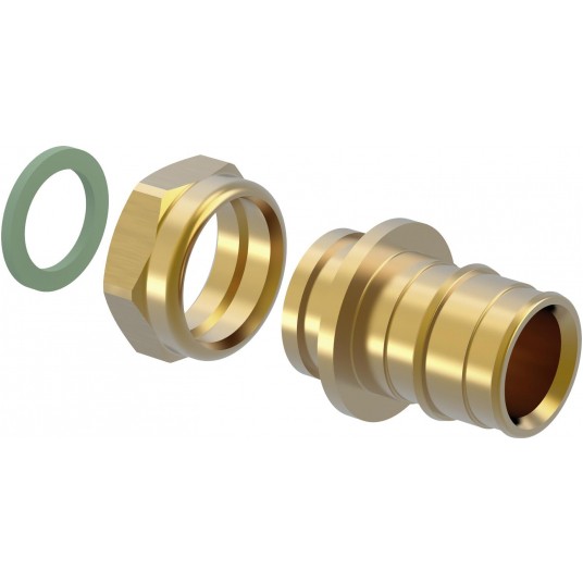 Złączka z ruchomą nakrętką 25x3/4" UPONOR Q&E -zdjęcie numer 1
