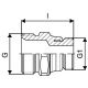 UPONOR Nypel przyłączeniowy SMART RADI 1/2"x3/4" -zdjęcie numer 2