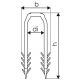 UPONOR Spinka do mocowania rury 14-20 66mm -zdjęcie numer 3