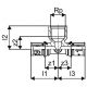 UPONOR Trójnik 16x1/2"x16 GW PLUS zaprasowywany -zdjęcie numer 2