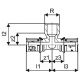 UPONOR Trójnik 16x1/2"x16 GZ PLUS zaprasowywany -zdjęcie numer 2