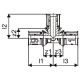 UPONOR Trójnik 16x16x16 PLUS PPSU S-Press -zdjęcie numer 2