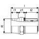 UPONOR Złączka GZ 40x5/4" PLUS S-Press -zdjęcie numer 2