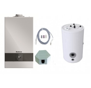 BUDERUS Kocioł GB122 15kW+ BJB100+RC310(bi)+AS1.6