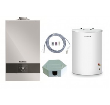 BUDERUS Kocioł GB122 15kW+ S120/5+RC310(bi)+AS1.6