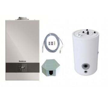 BUDERUS Kocioł GB122 20kW+ BJB100+RC310(bi)+AS1.6