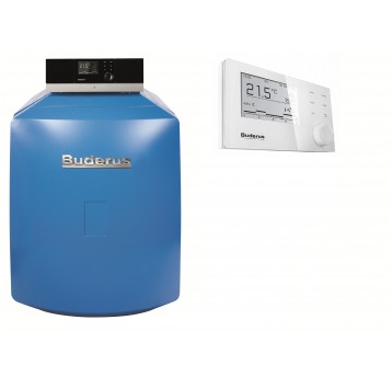 BUDERUS Kocioł GB125 22kW + RC310(bialy)