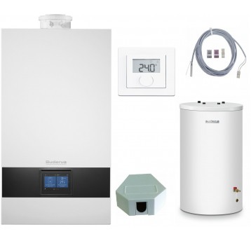 BUDERUS Kocioł GB172i.2 20kW+S120/5+AS 1.6+RC100