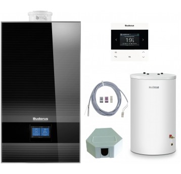 BUDERUS Kocioł GB182i.2 15kW+RC220+120/5+AS 1.6
