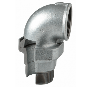 Dwuzłączka ocynk. kąt 1" Holender nypl.