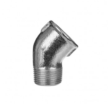 GEBO Kolano ocynk nyplowe 2 1/2" / 45