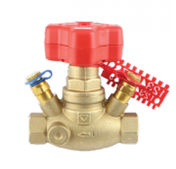 HERZ Przelotowy zawór reg. DN32 4217 STRÖMAX-GM