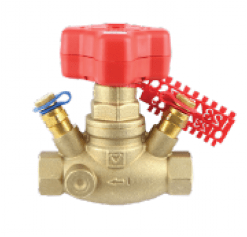 HERZ Przelotowy zawór reg. DN80 4217 STRÖMAX-GM